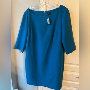 Ann Taylor pointe blue dress